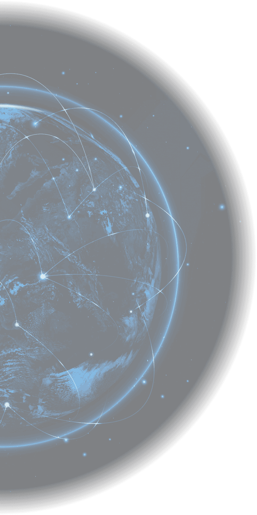 Background globe graphic